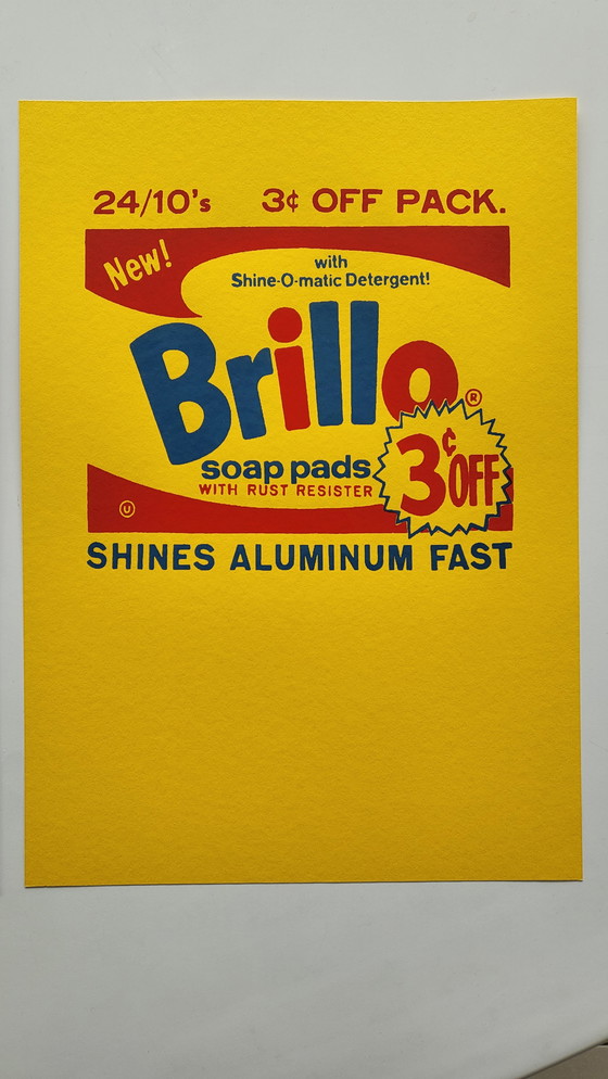 Image 1 of Andy Warhol - Brillo - 2 Ausstellungsserigraphien - Pasadena Art Museum - 1970