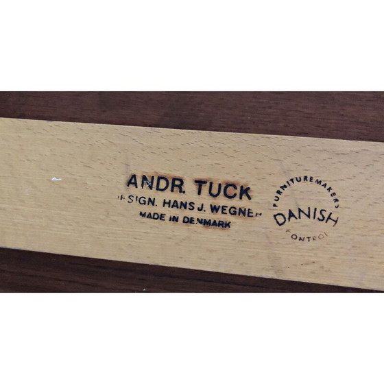 Image 1 of Ausziehbarer Esstisch aus Teakholz von Hans Wegner für Andreas Tuck
