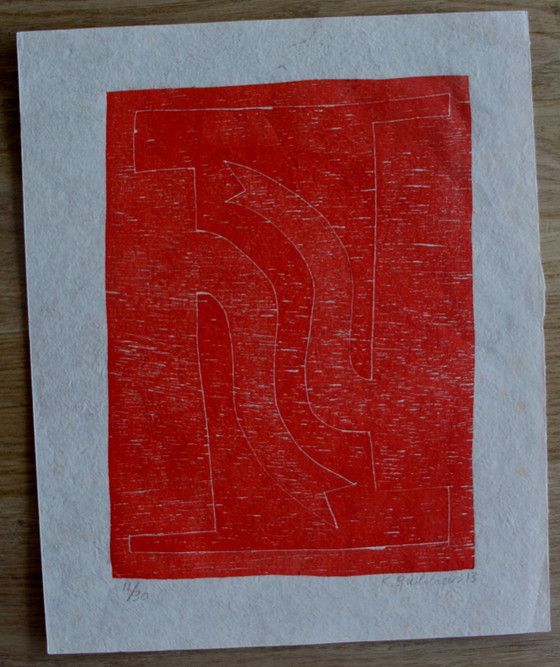 Image 1 of Klaas Gubbels - Holzschnitt - 2013