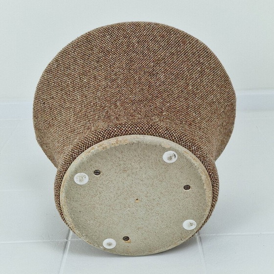Image 1 of Pilzfarbener Vintage-Sessel und Ottomane von Pierre Paulin für Artifort, 1960er Jahre