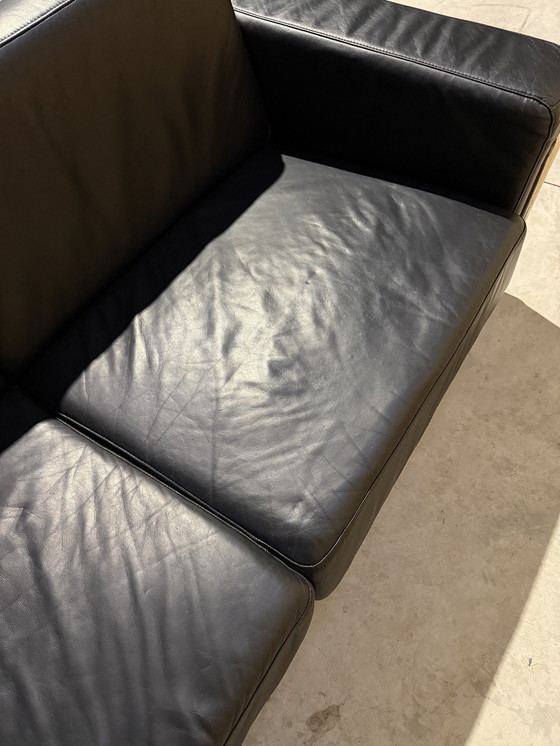 Image 1 of Le Corbusier inspiriertes schwarzes Ledersofa