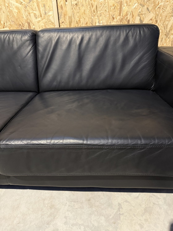 Image 1 of Le Corbusier inspiriertes schwarzes Ledersofa