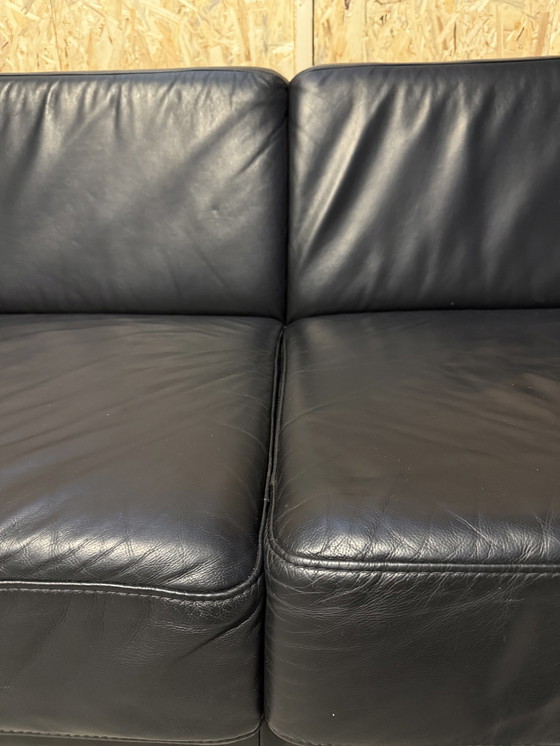 Image 1 of Le Corbusier inspiriertes schwarzes Ledersofa