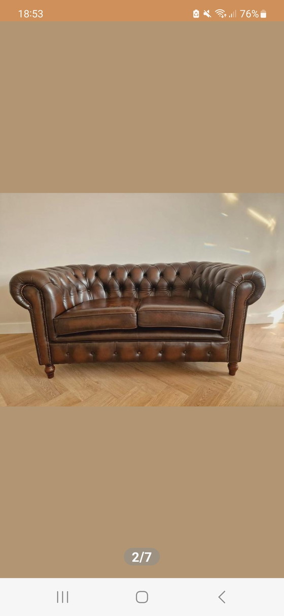 Image 1 of Chesterfield 2-Sitzer-Sofa