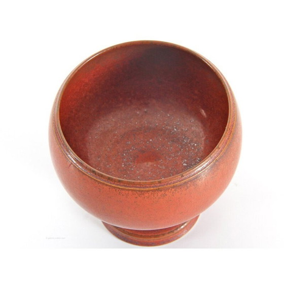 Image 1 of Vintage-Keramikschale von Stig Lindberg für Gustavberg, 1970