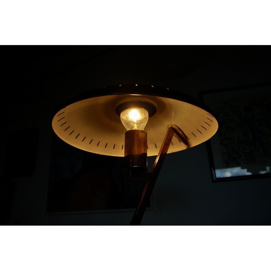 Image 1 of Vintage-Lampe "Z" aus Messing und lackiertem Stahl von Louis Kalff für Philips, 1960