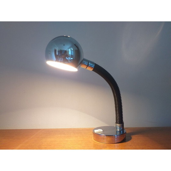 Image 1 of Mid Century Tischlampe Elbow Targetti Sankey Italien 1970er