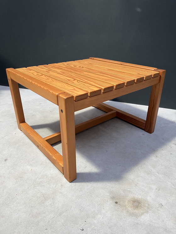 Image 1 of Couchtisch/Beistelltisch aus den 1970er Jahren, klares Kiefernholz