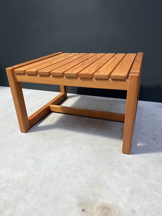 Image 1 of Couchtisch/Beistelltisch aus den 1970er Jahren, klares Kiefernholz