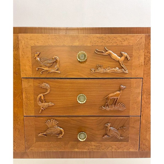 Image 1 of Italienisches Sideboard aus Eschenholz von Pier Luigi Colli, Mid Century, 1940er Jahre