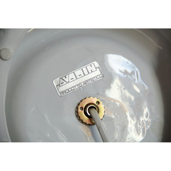 Image 1 of Vintage Keramik Schlange Kobra Lampe von Avobin, Italien 1970er