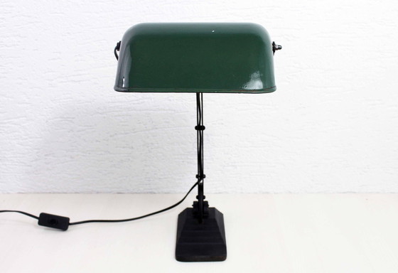 Image 1 of Art Deco Schreibtischlampe, Bank Lampe 1930