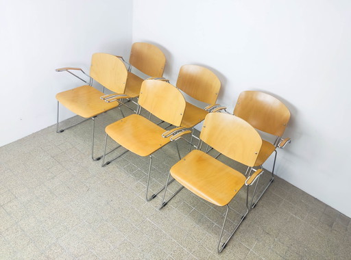 6x Vintage Esszimmerstuhl