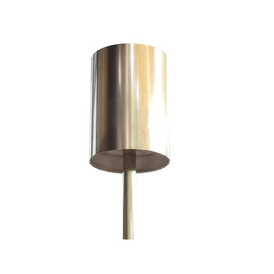 Image 1 of Ein Paar Vintage Ls2 Pendelleuchten aus Milchglas und Messing von Azucena Luigi für Caccia Dominioni, Italien 1952