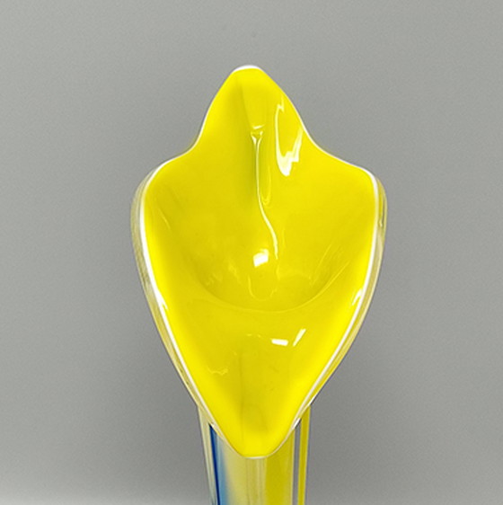 Image 1 of 1960er Jahre Erstaunliche Jack in the Pulpit "Calla Lily" Vase aus Muranoglas.