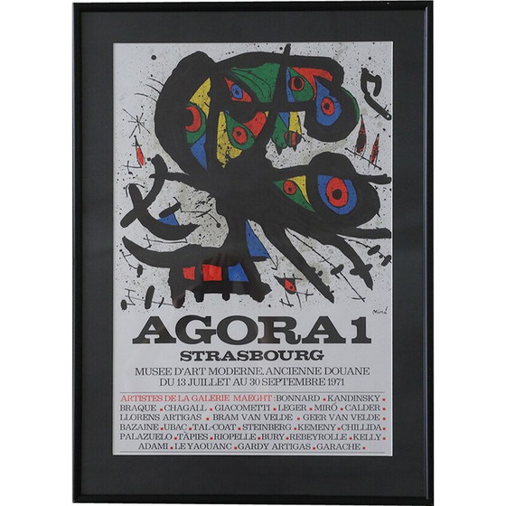 Image 1 of Vintage-Gemälde von Joan Miró, 1971