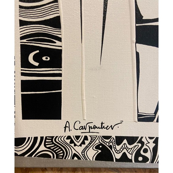 Image 1 of Vintage-Gemälde "Die Giganten" von Alain Carpentier