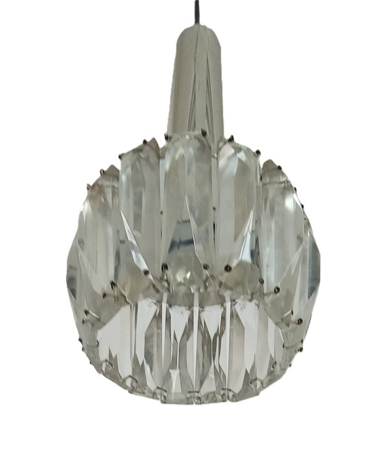 Image 1 of Vintage -Kristall-Hängelampe