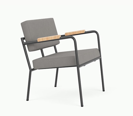 Image 1 of Fest - Monday Fauteuil Met Armleuning - Zwart Frame - Natural Arms