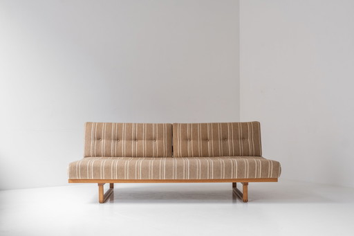 Seltenes Sofa oder Tagesbett 'Model No 4311' entworfen von Børge Mogensen für Fredericia Stolefabrik, Dänemark 1950er Jahre.