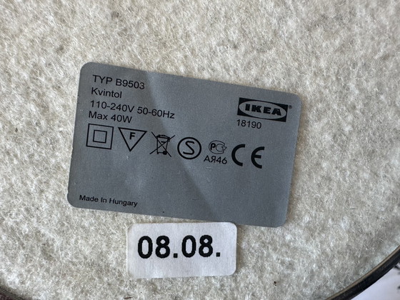 Image 1 of Vintage Ikea Pilz Lampe Kvintol Tischlampe