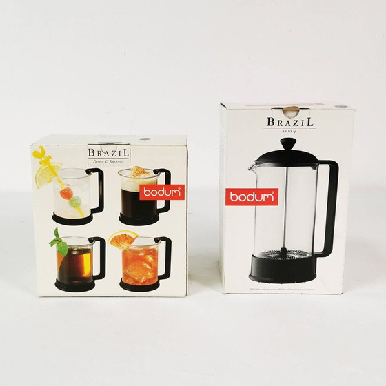 Image 1 of Klassisches Bodum Kaffee- und Teeservice von C. Jorgensen, 1990