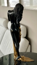 Art Deco Bronze Statue Lumiere