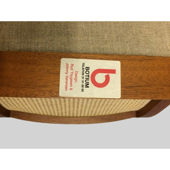 Image 1 of Vintage King Sessel aus Mahagoni von Ruh Thygesen und Johnny Sørensen für Fredericia Furniture As, 1980