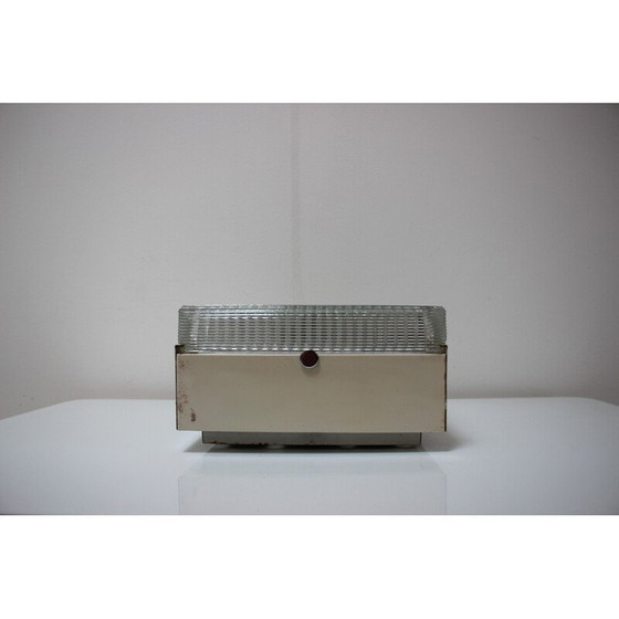 Image 1 of Vintage Deckenleuchte aus Metall und Glas für Napako, Tschechoslowakei 1960