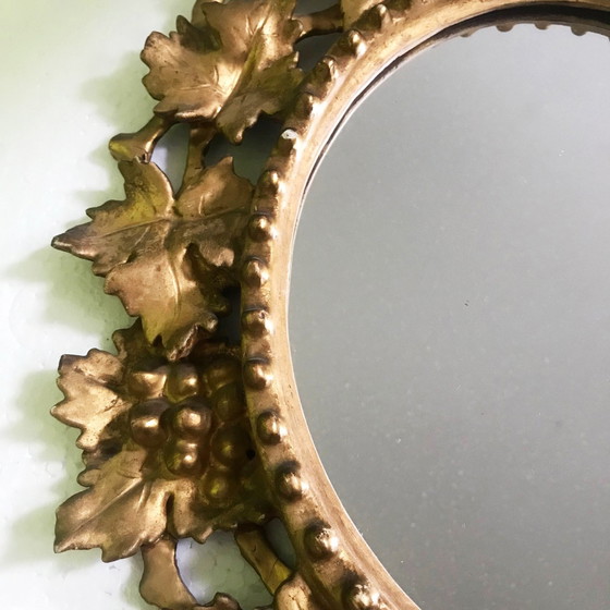 Image 1 of Venezianischer Barockspiegel - Geschnitztes Holz - Blattgold - Italien - 17. Jahrhundert