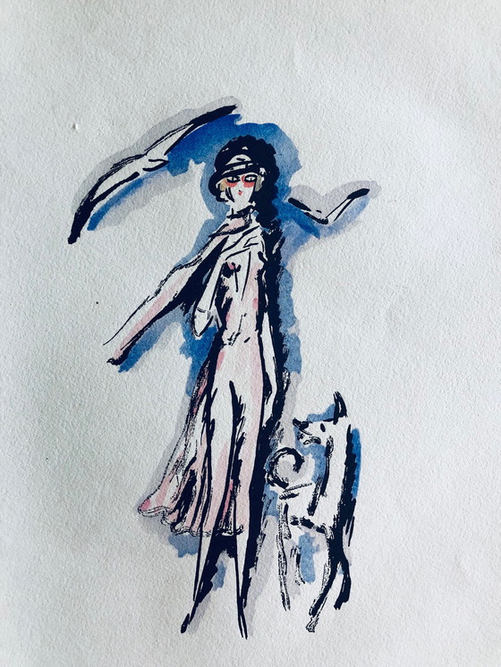 Image 1 of Kees van Dongen La Garconne 1925 Pochoir
