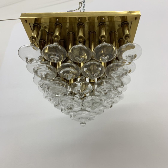 Image 1 of Kalmar Mid-century Design Rare Gold Deckenleuchte - 1970er