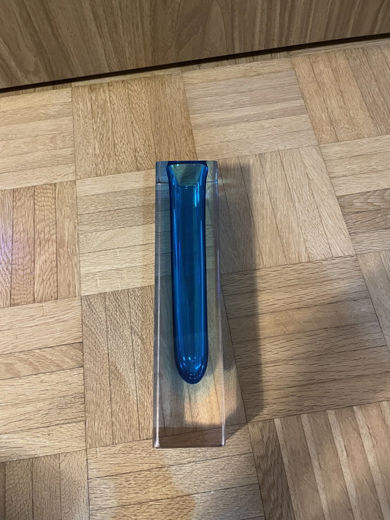 Image 1 of Designer Vase Sommerso Von Flavio Poli