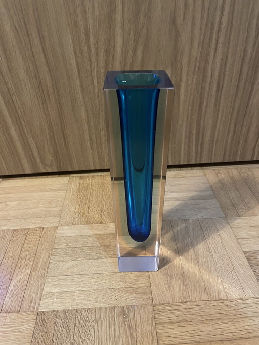 Designer Vase Sommerso Von Flavio Poli