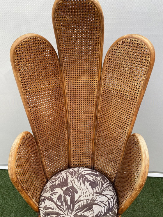 Image 1 of Vintage Rattan Hand Stuhl