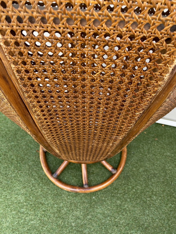 Image 1 of Vintage Rattan Hand Stuhl