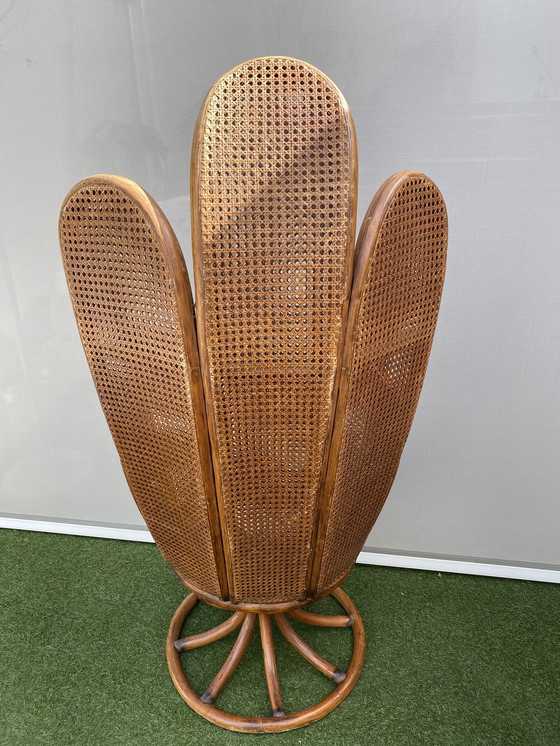 Image 1 of Vintage Rattan Hand Stuhl