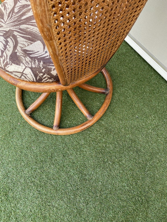 Image 1 of Vintage Rattan Hand Stuhl