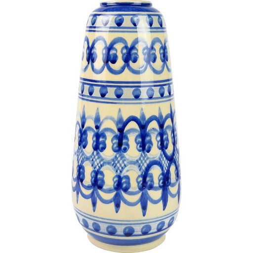 Rustikale Keramikvase für Kll Karl Louis Lehmann, Deutschland 1950er Jahre