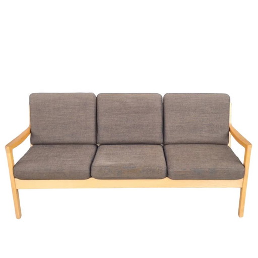 Skandinavisches Vintage-Sofa in heller Eiche von Ole Wanscher