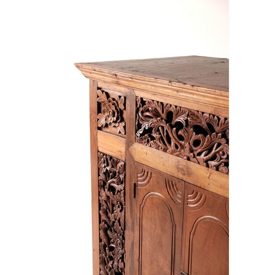 Image 1 of Asiatisches Sideboard aus massivem Teakholz