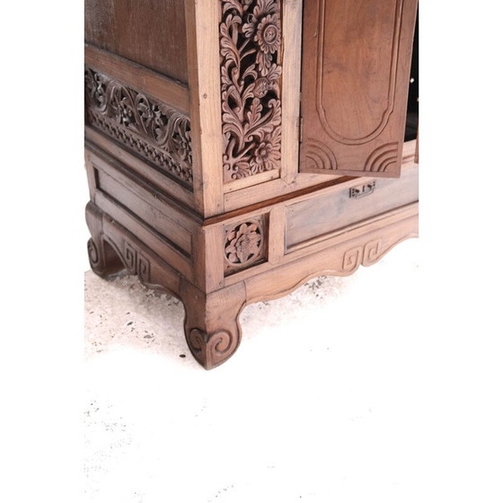 Image 1 of Asiatisches Sideboard aus massivem Teakholz