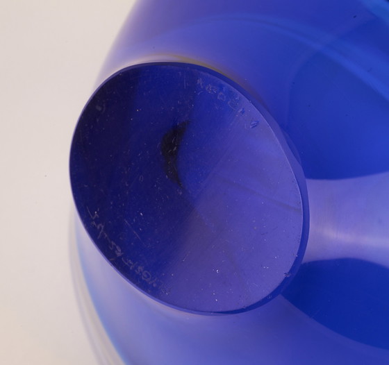 Image 1 of Mid-Century Coquille Glasschale von Flygsfors