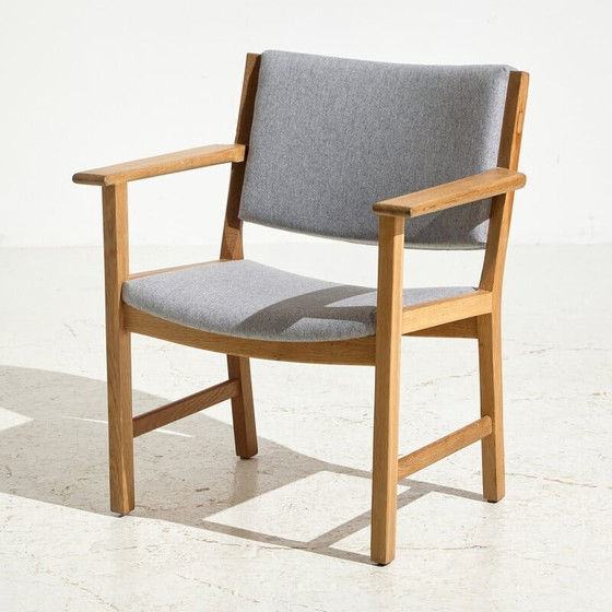 Image 1 of Alter Eichenholzsessel von Hans J. Wegner für Getama, 1960er Jahre