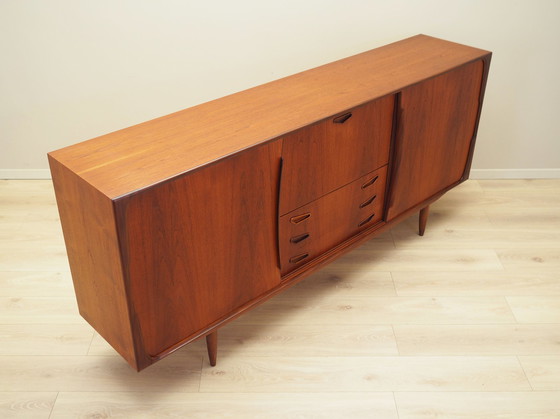 Image 1 of Anrichte aus Teakholz, Dänisches Design, 1970er Jahre, Produktion: Dänemark