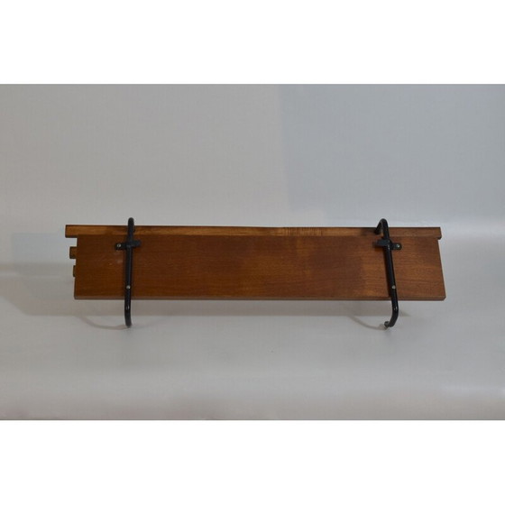 Image 1 of Vintage Teakholz Vintage Wandgarderobe Skandinavisch 1960er Jahre