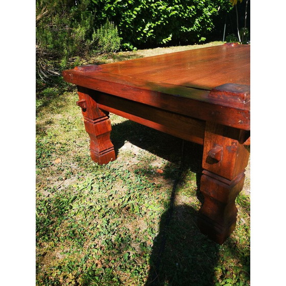 Image 1 of Vintage Couchtisch aus Massivholz, Frankreich 1950