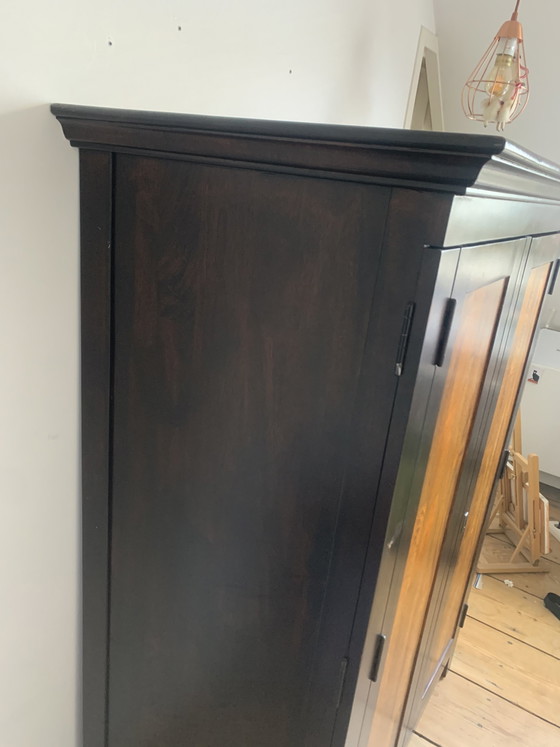 Image 1 of Vintage TV/Computerschrank mit ausziehbarer Schublade