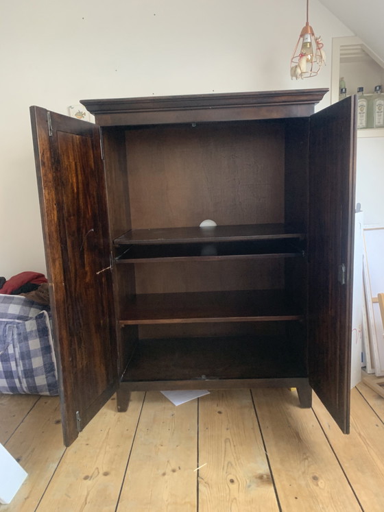 Image 1 of Vintage TV/Computerschrank mit ausziehbarer Schublade