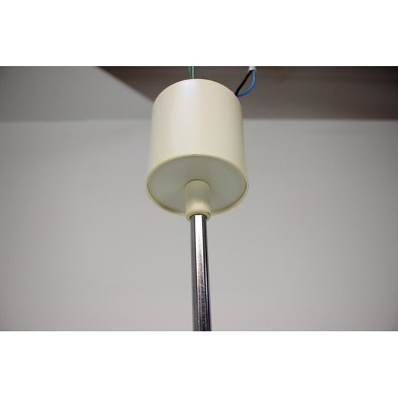 Image 1 of Hängeleuchte aus Glas und Metall für Napako, Tschechoslowakei 1960